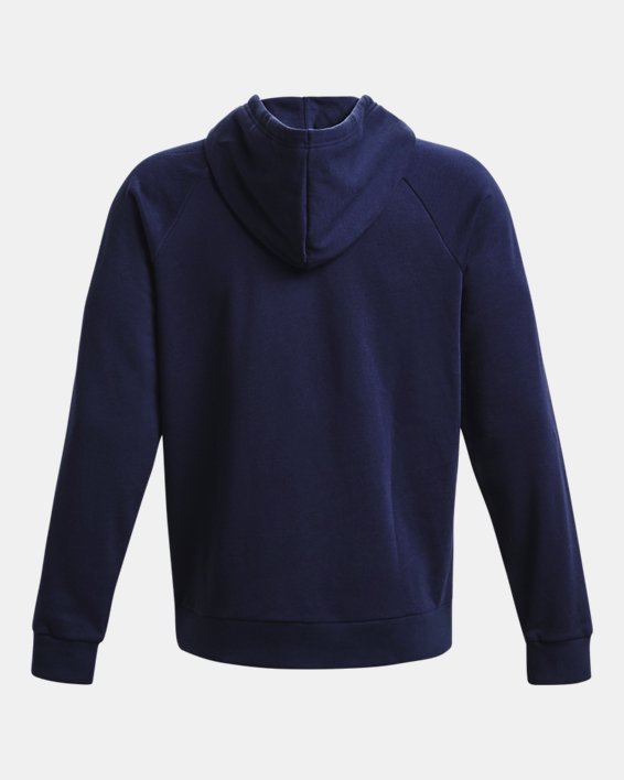 Bluza męska z kapturem UA Rival Fleece, Blue, pdpMainDesktop image number 5